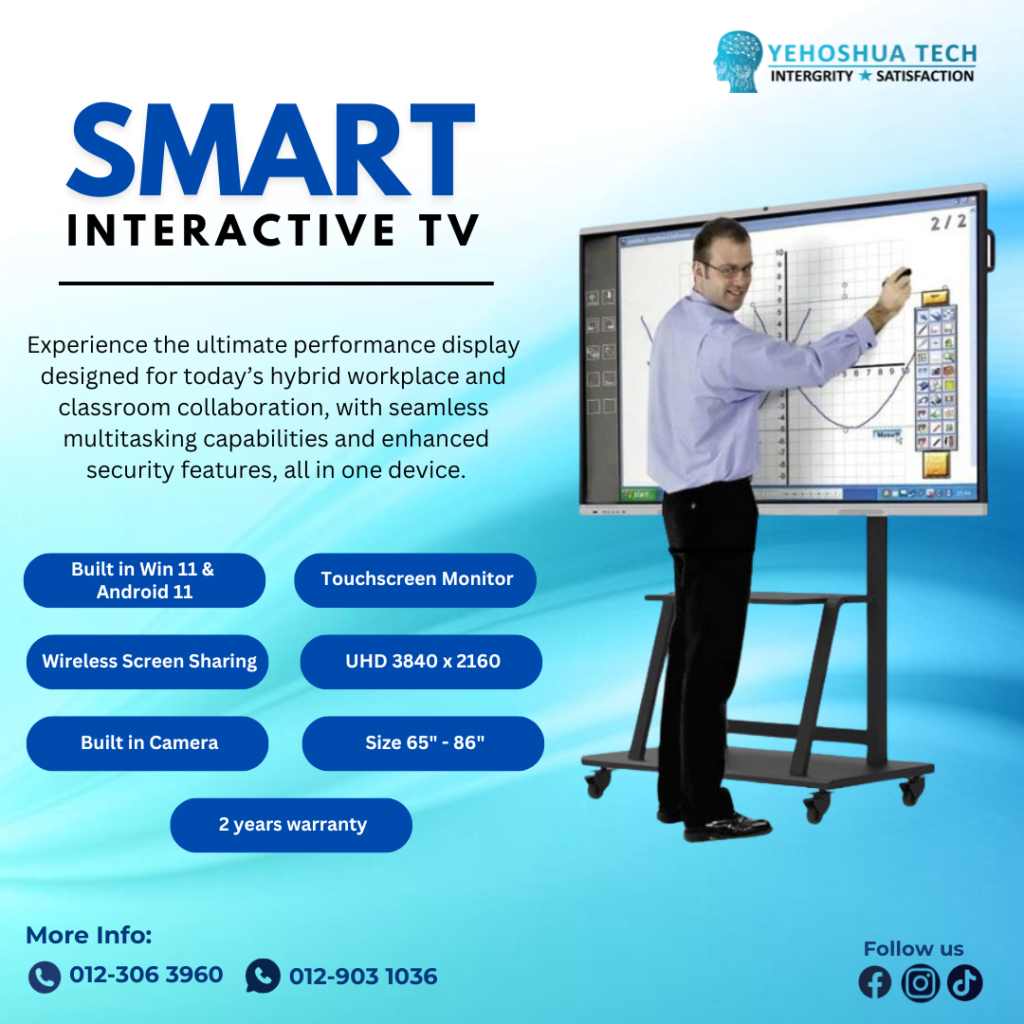 Smart Interactive TV: The Perfect Solution for Meetings and Classrooms!